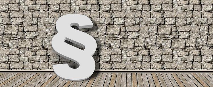 Ein weißes Paragraphensymbol lehnt an einer Steinmauer.
(Symbolbild clause_law - Creative Commons Zero, Public Domain Dedication, wikicommons)

#OpenAccess